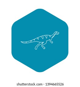Gallimimus icon. Outline illustration of gallimimus vector icon for web