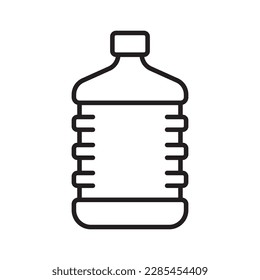 gallon icon vector illustration logo design