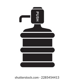 gallon icon vector illustration logo design