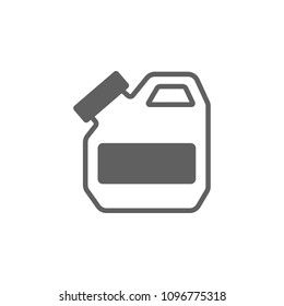 Gallon icon vector in trendy flat style isolated on white background