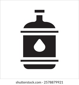 gallon icon with white background