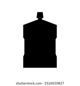 Galón ilustrado en Vector sobre fondo