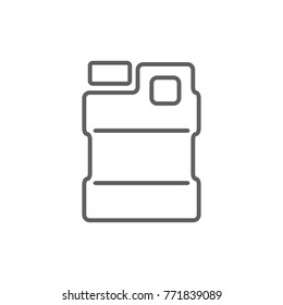 Gallon line icon vector