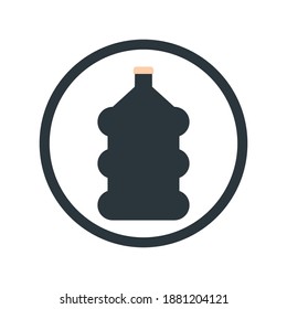gallon logo vector flat icon