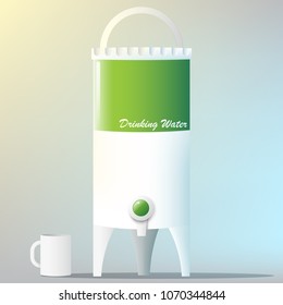 gallon plastic purity water refreshment tank flask beverage pressing litres faucet portable reserve watercup 