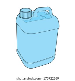 gallon plastic vector