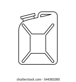 gallon tank isolated icon vector illustration design