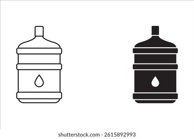 gallon of water icon. For your website, logo, app, UI design. Vector illustration, isolated on white background.