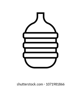 gallons of water icon vector