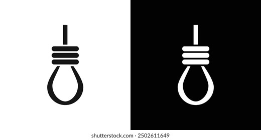 Galgen Symbol Logo Set Vektor