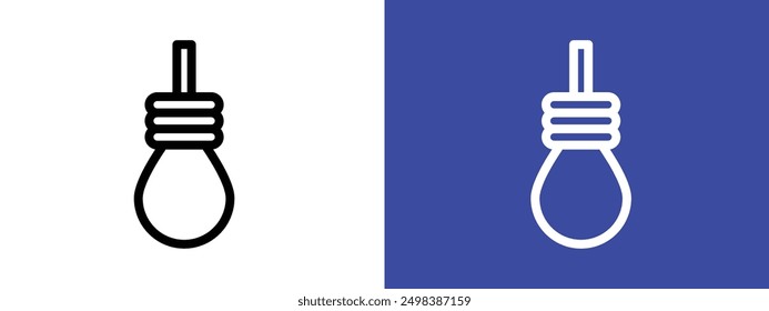 gallows icon logo sign set vector outline