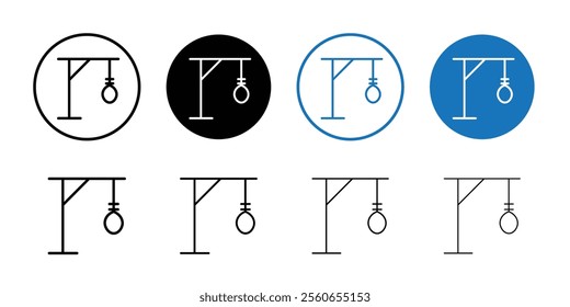 gallows icon Outline vector for web ui