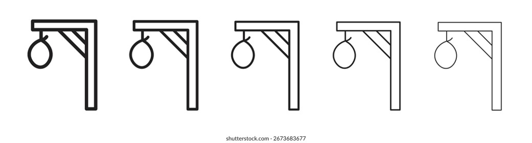gallows icon vector illustration isolated