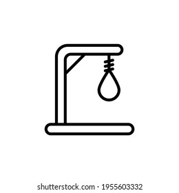 Icono de la horquilla en vector. Logotipo