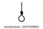 gallows silhouette, high quality vector