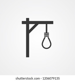 Gallows vector icon sign symbol