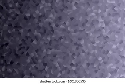 Galvanized Dark Metal Vector Texture. Small Spangle. Black Oxide Iron Surface. Charcoal Gray Gradient Irregular Polygonal Pattern Background. Shiny Sparkling Random Metallic Specs.