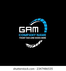 GAM letter logo creative design with vector graphic, GAM simple and modern logo. GAM luxurious alphabet design  