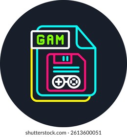 GAM Line Multi Colour Circle