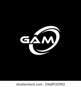 Diseño de Logo GAM, Inspiración para una Identidad Única. Elegancia moderna y diseño creativo. Marca de agua tu éxito con el logotipo de Striking this.