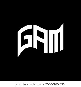 GAM logo design, GAM simple and modern logo. GAM luxurious alphabet design  