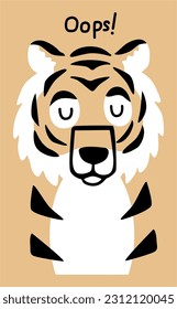 Gambar Ilustrasi Harimau Vector Free Download