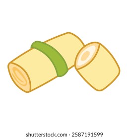 Gambar kue semar mendem vector icon illustration, semar mendem clip art image cartoon, traditional snack from indonesia, indonesian traditional food