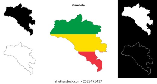 Mapa de Gambela region