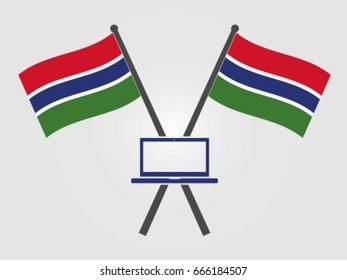 Gambia Emblem Notebook