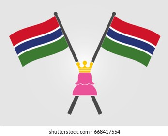 Gambia Emblem Queen