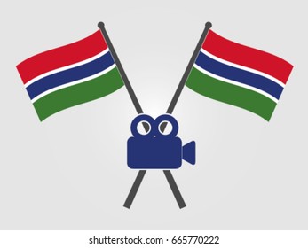 Gambia Emblem Video Camera