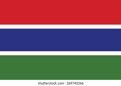 Gambia Flag