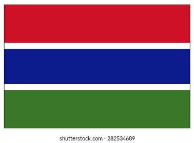 Gambia flag 