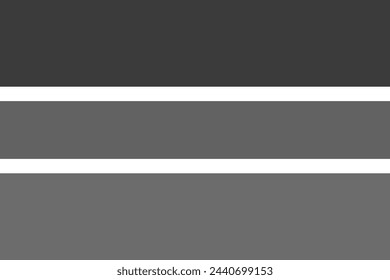 Gambia flag - greyscale monochrome vector illustration. Flag in black and white
