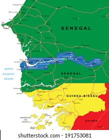 Gambia Map