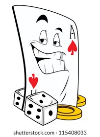 Gamble Mascot tattoo Vector