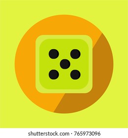 gambler icon flat design