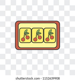 Gambler vector icon isolated on transparent background, Gambler logo concept