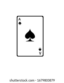 Gambling card graphic vector design.