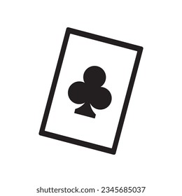 gambling card icon vector template illustration logo design