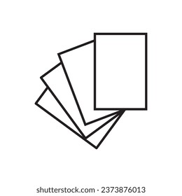 gambling card icon vector template illustration logo design