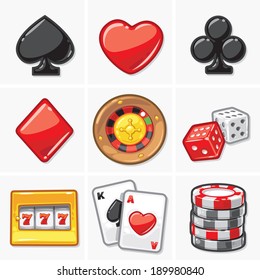 Gambling & Casino Icons - Soft Collection