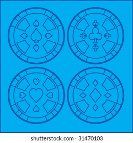 gambling chips blueprint