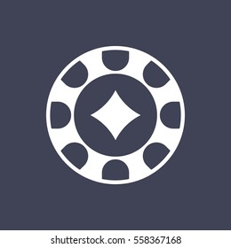 Gambling chips icon
