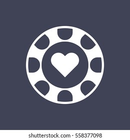 Gambling chips icon