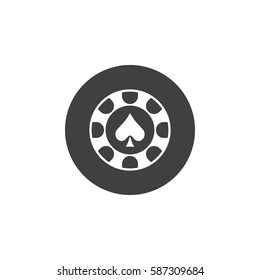Gambling chips icon