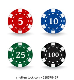 Gambling Chips Set