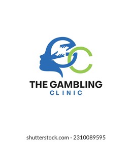 Gambling Clinic Logo Design vector template