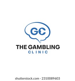 Gambling Clinic Logo Design vector template