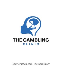 Gambling Clinic Logo Design vector template